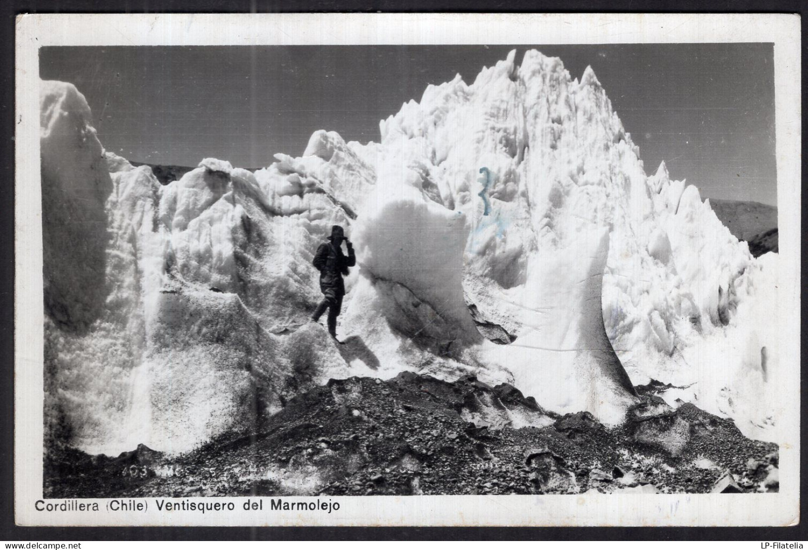 Chile - Circa 1930 - Cordillera - Ventisquero Del Marmolejo - Chile