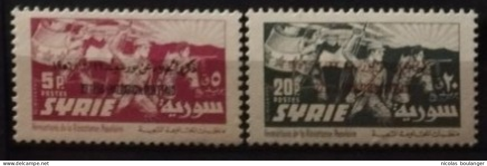 Syrie 1957 / Yvert N°87-88 / ** - Syria