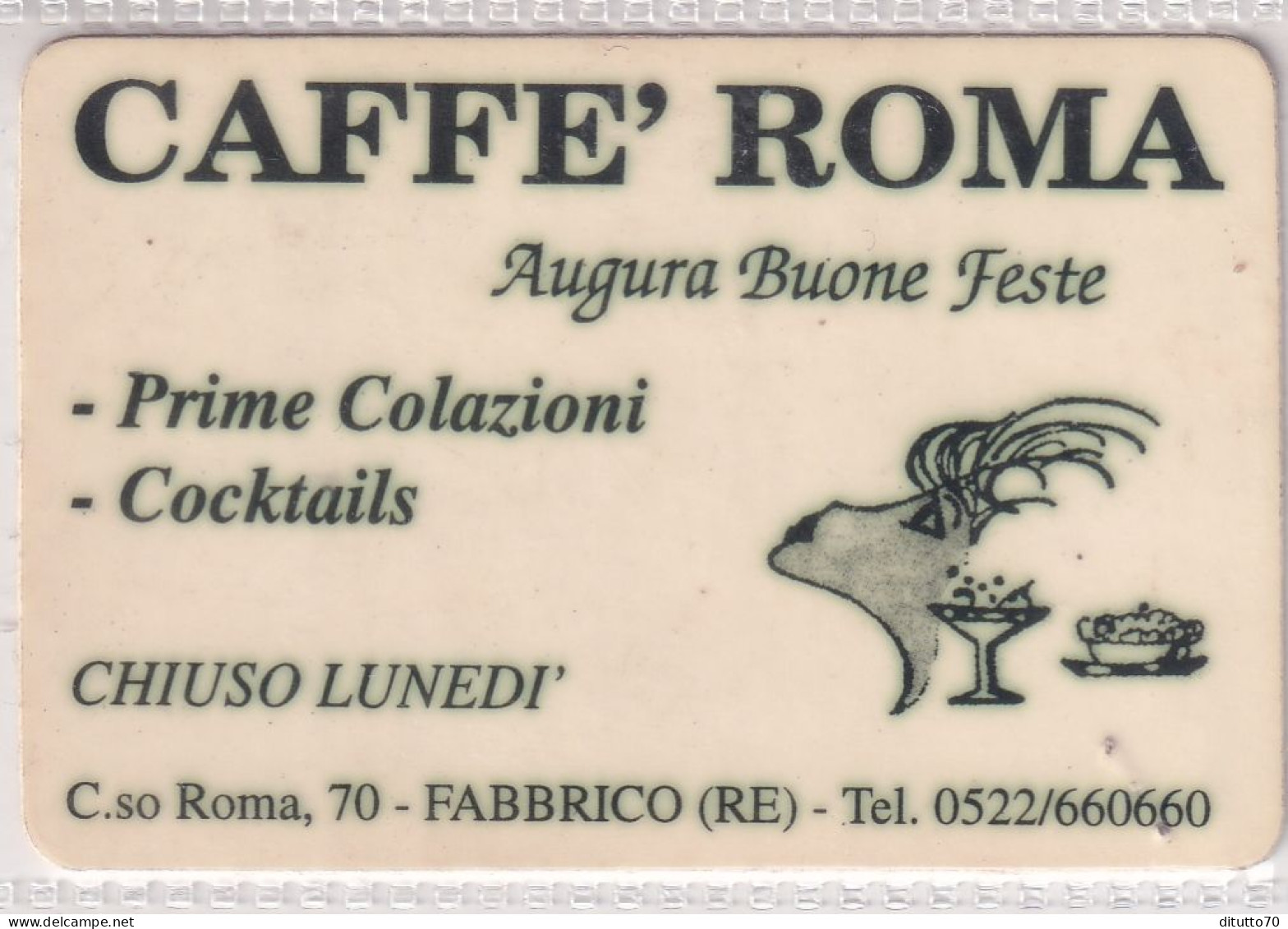 Calendarietto - Caffè Roma - Fabbrico - Reggio Emilia - Anno 1997 - Kleinformat : 1991-00