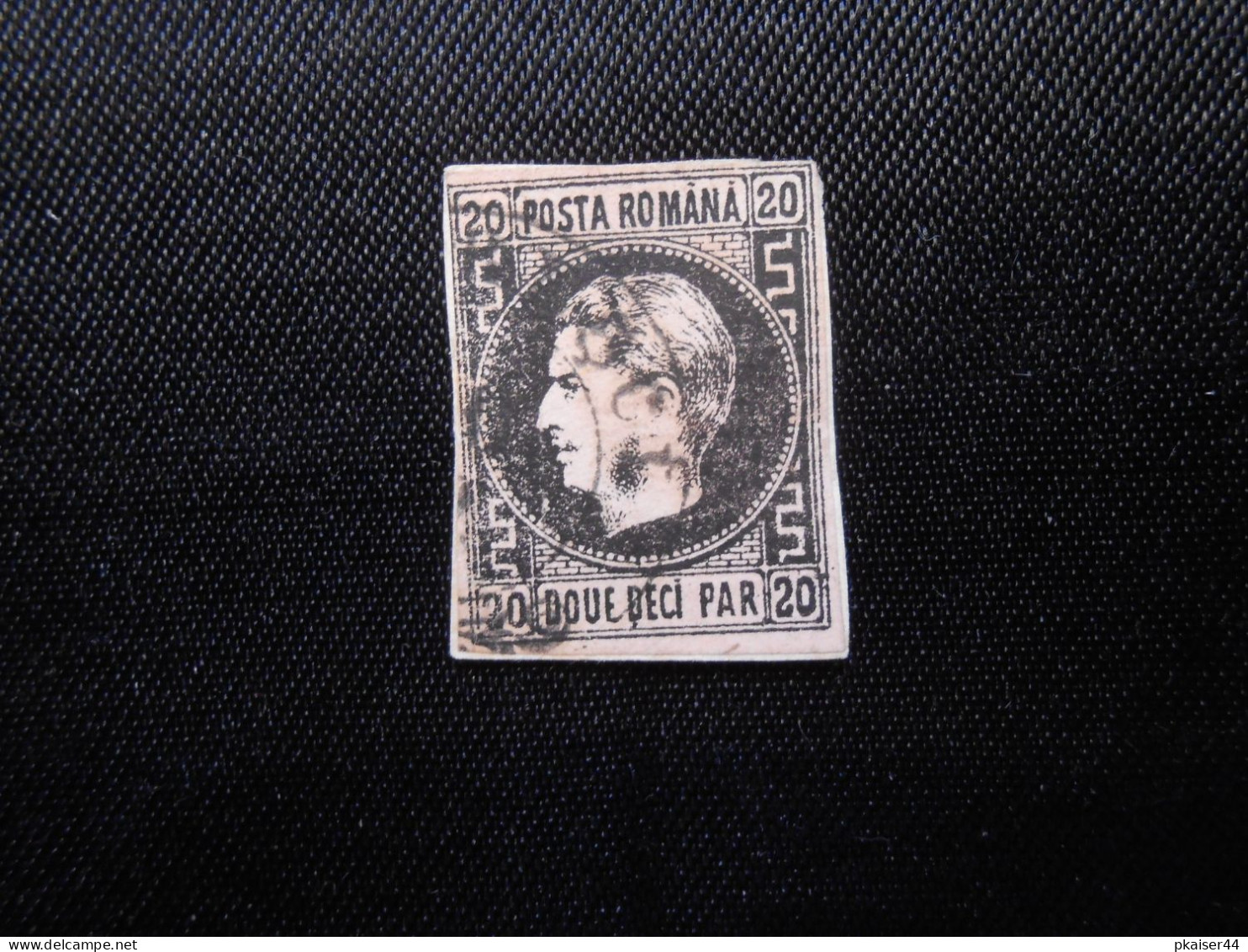 Rumänien Mi 16  20Par 1866  Fürst Karl L - 1858-1880 Moldavie & Principauté