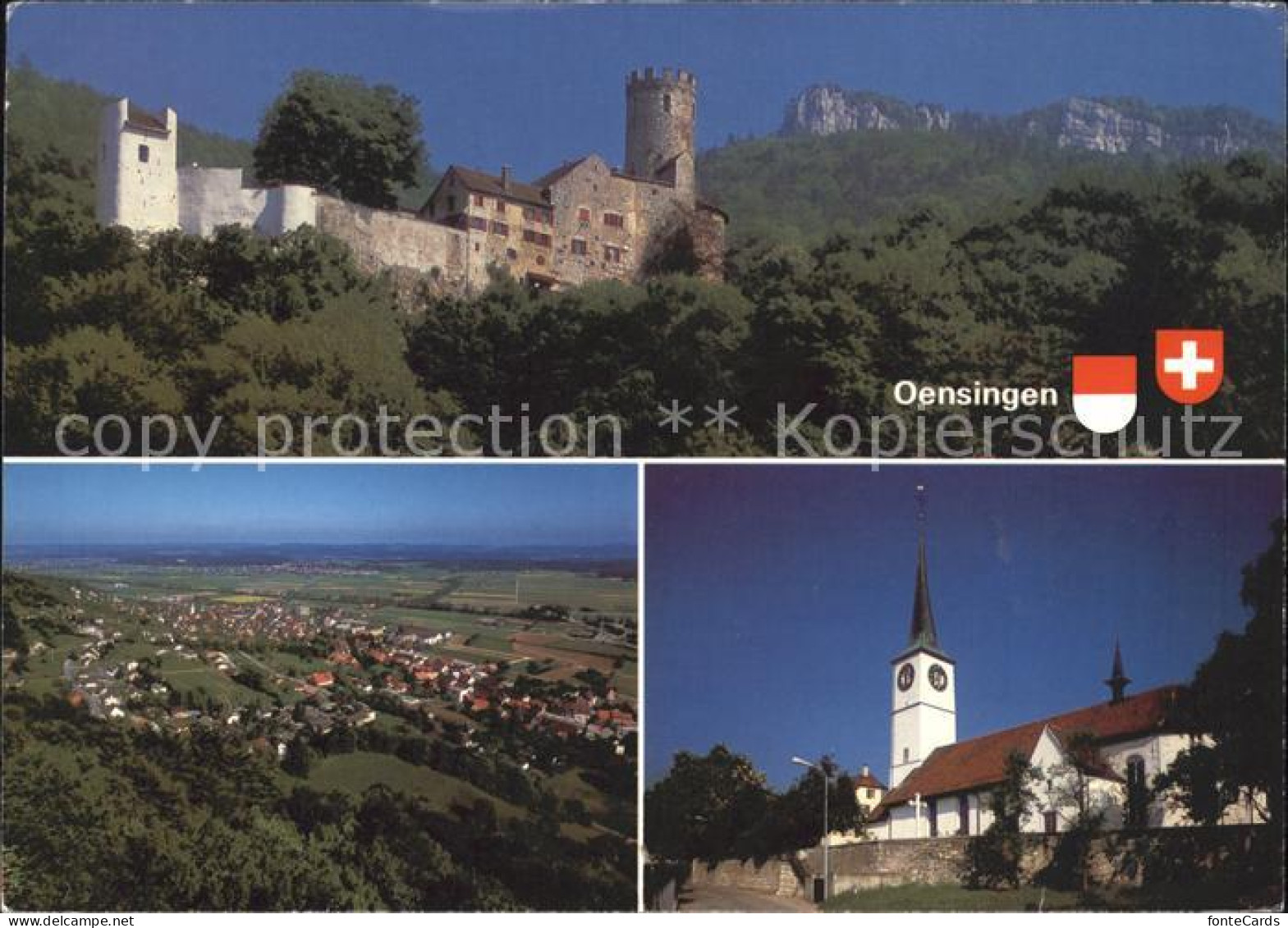 11820562 Oensingen Neu Bechburg Kirche Hotel Rondo Schweizer Verein Der Poststem - Sonstige & Ohne Zuordnung