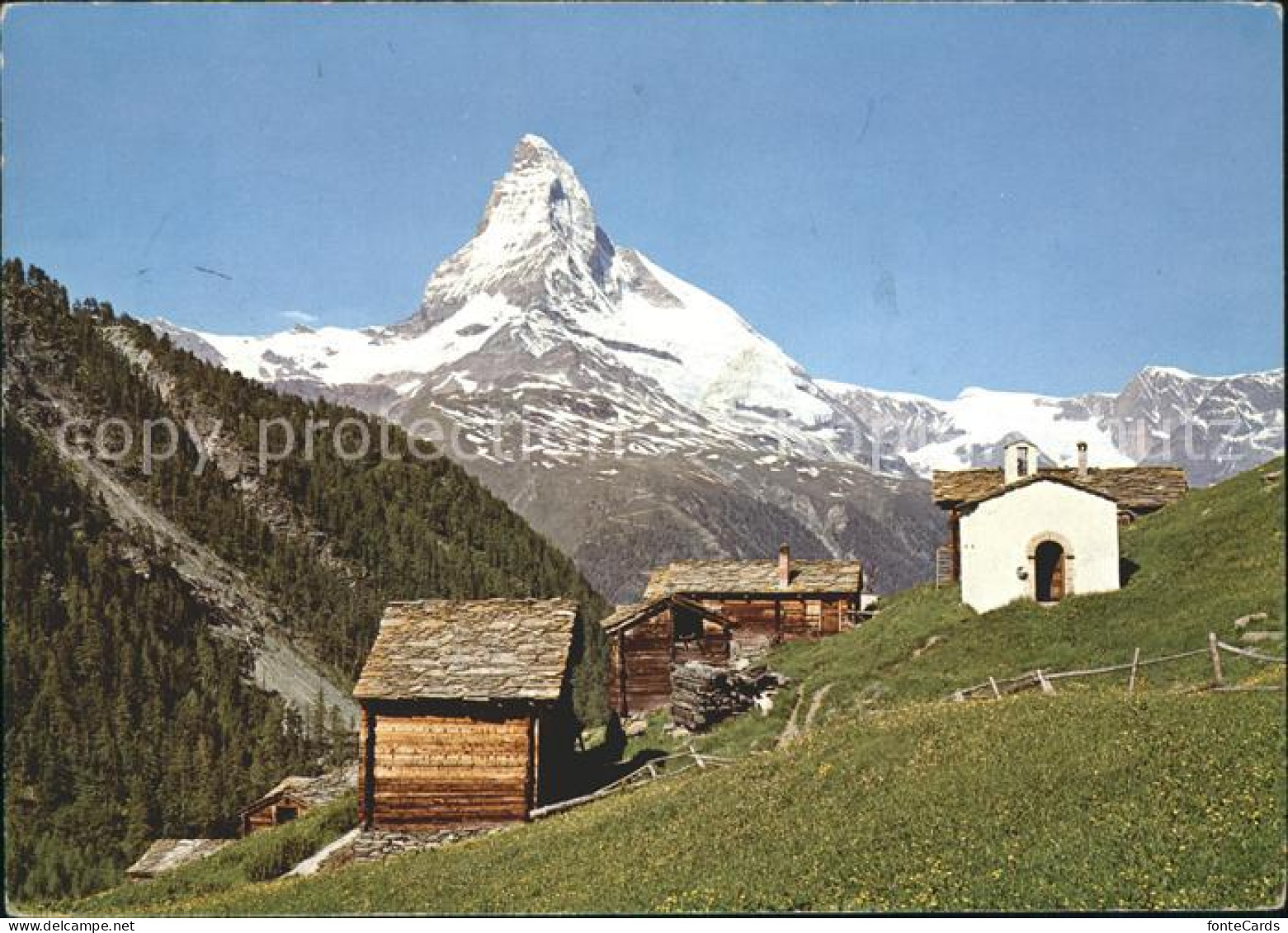 11820324 Zermatt VS Panorama Mit Matterhorn Walliser Alpen  - Autres & Non Classés