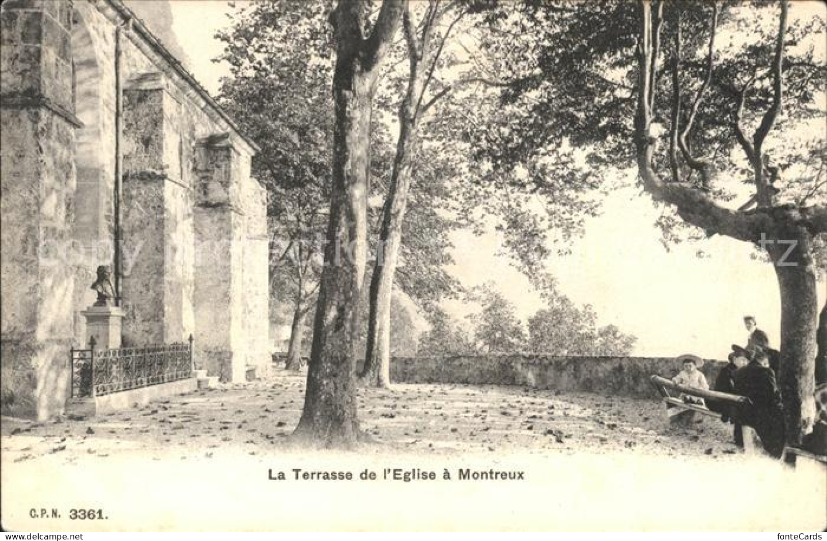 11820132 Montreux VD Terrasse De L'Eglise Montreux - Sonstige & Ohne Zuordnung