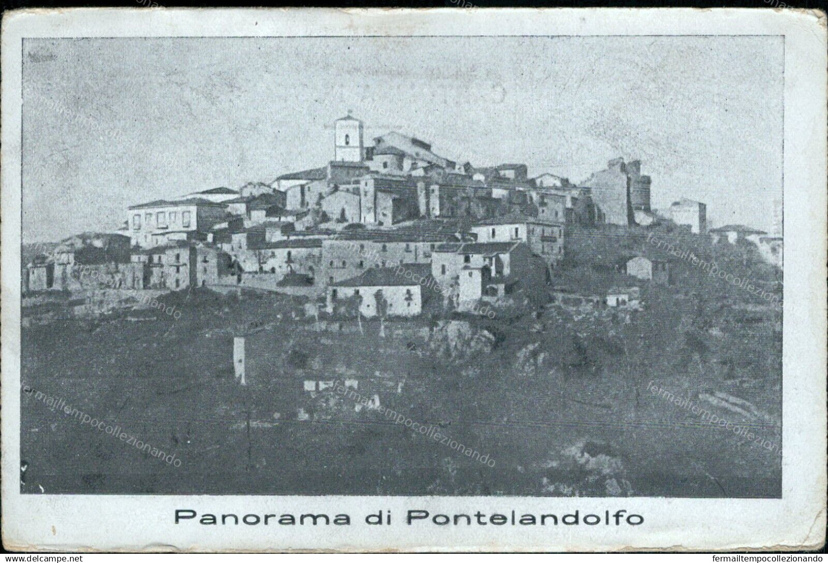 Cr34 Cartolina Panorama Di Pontelandolfo  Provincia Di  Benevento Campania - Benevento