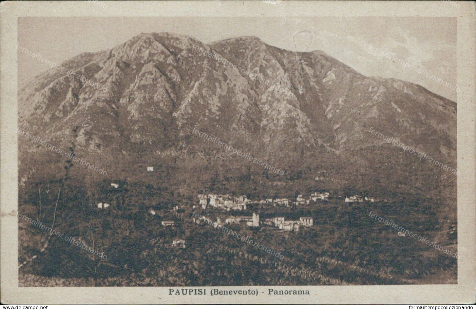 Cr35 Cartolina Paupisi Panorama  Provincia Di  Benevento Campania - Benevento