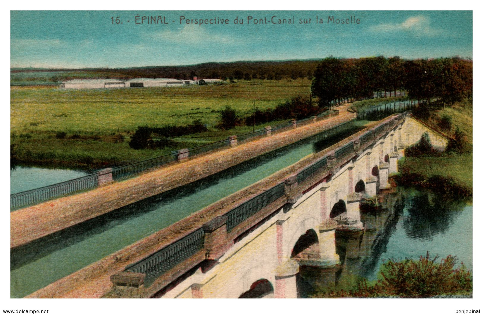 Epinal - Perspective Du Pont-Canal Sur La Moselle - Golbey