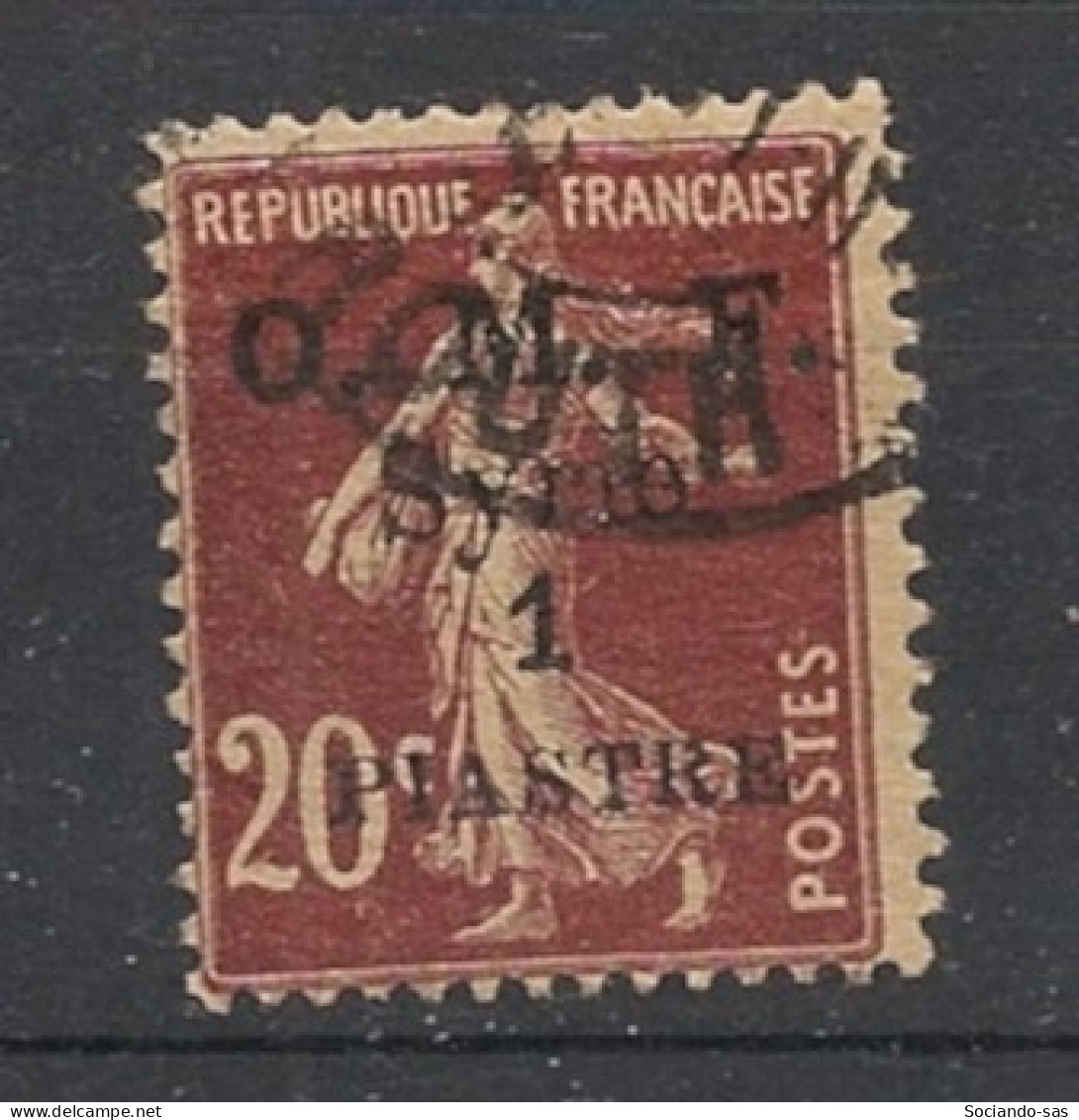 SYRIE - 1920-22 - N°YT. 60 - Type Semeuse 1pi Sur 20c Brun - Oblitéré / Used - Used Stamps
