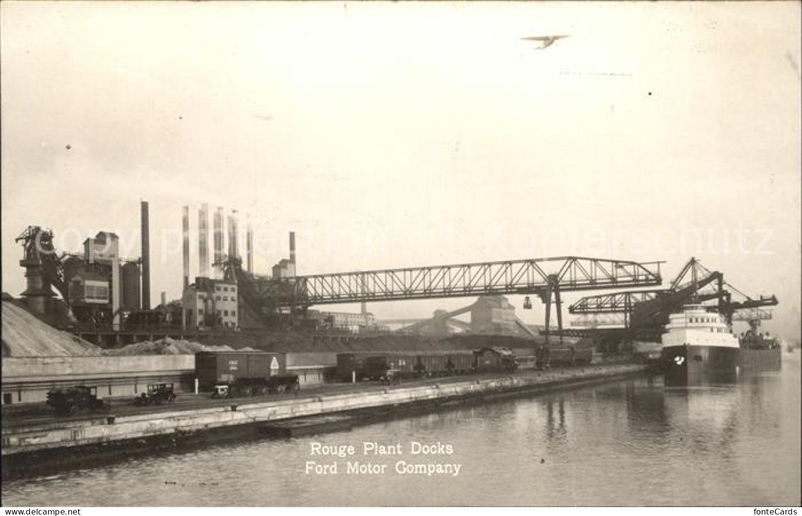 11818954 Detroit_Michigan Ford Motor Company Rouge Plant Docks - Sonstige & Ohne Zuordnung