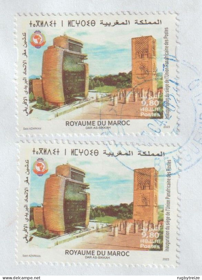 7769 MAROC MOROCCO Lettre Cover 2024 BENGUERIR INAUGURATION DU SIEGE DE L'UNION PANAFRICAINE DES POSTES - Morocco (1956-...)