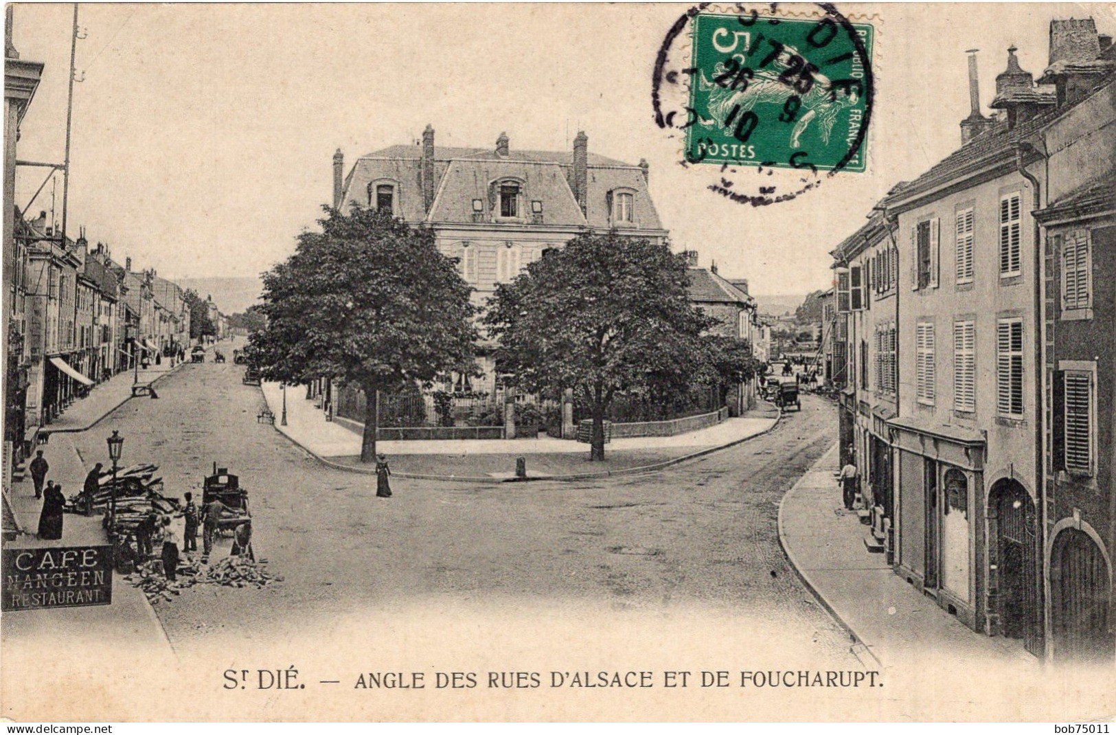 ST-DIE , Angle Des Rues D'Alsace Et De Foucharupt - Saint Die
