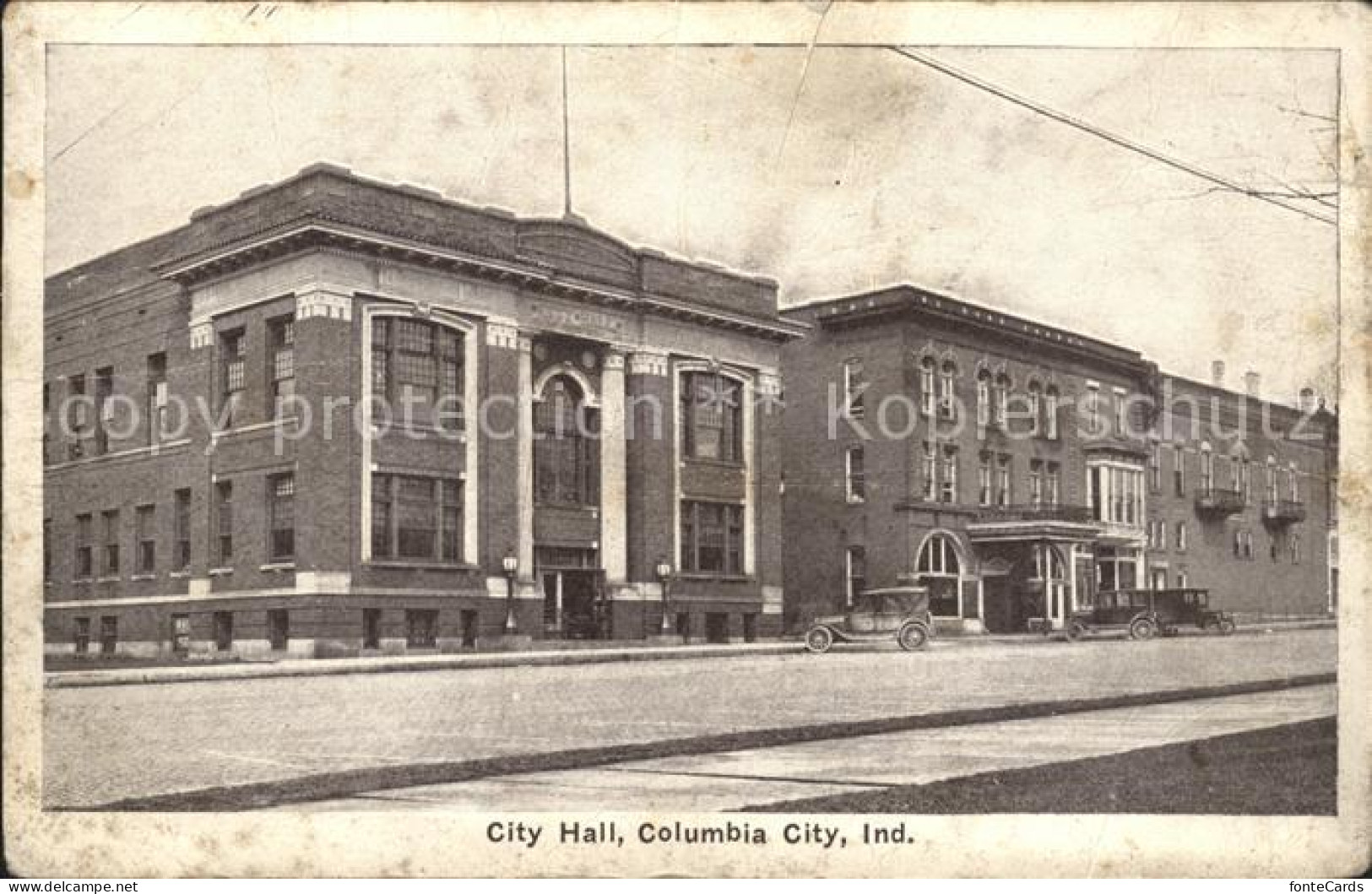 11818826 Columbia_City_Indiana City Hall - Andere & Zonder Classificatie