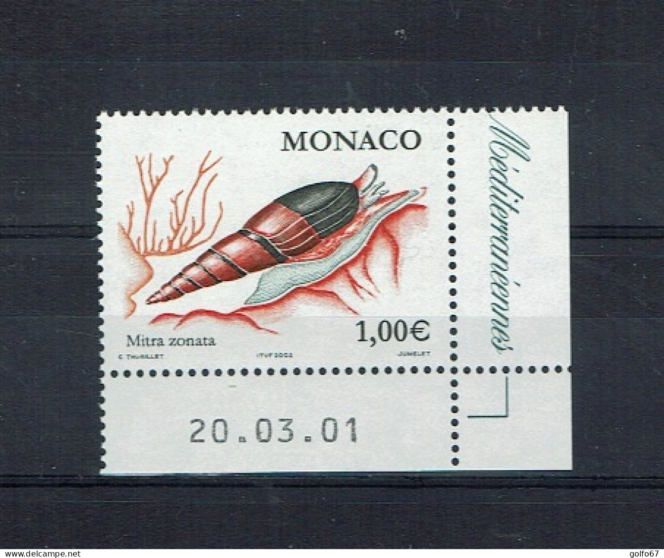 MONACO 2002 Y&T N° 2329 Coin Daté NEUF** - Unused Stamps