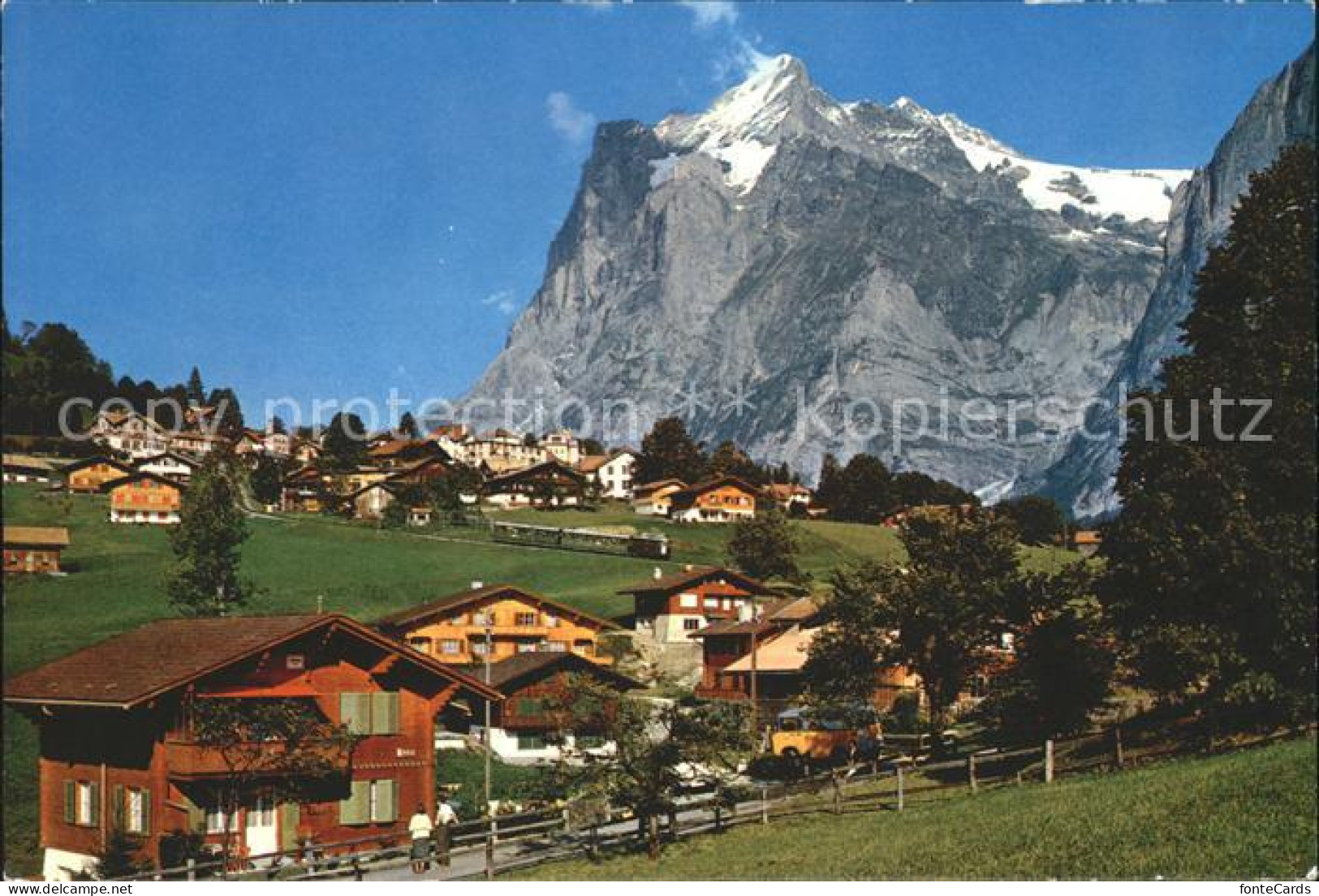 11818401 Grindelwald Mit Wetterhorn Grindelwald - Autres & Non Classés