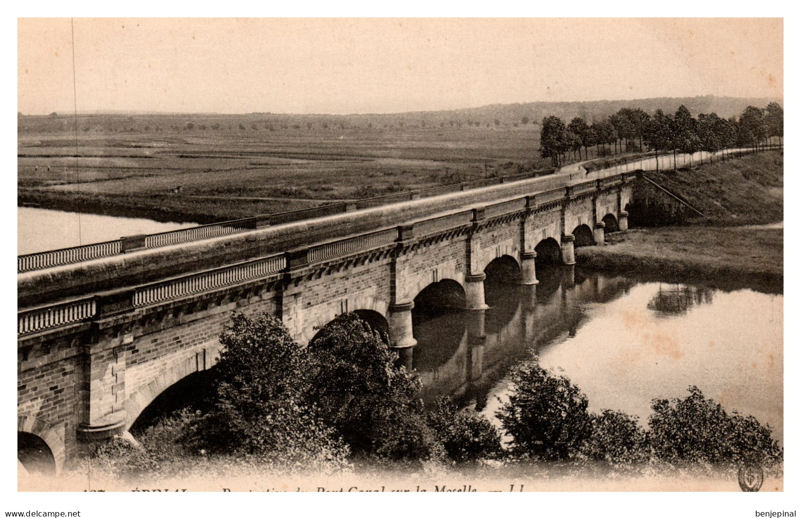 Epinal - Perspective Du Pont-Canal Sur La Moselle - Golbey