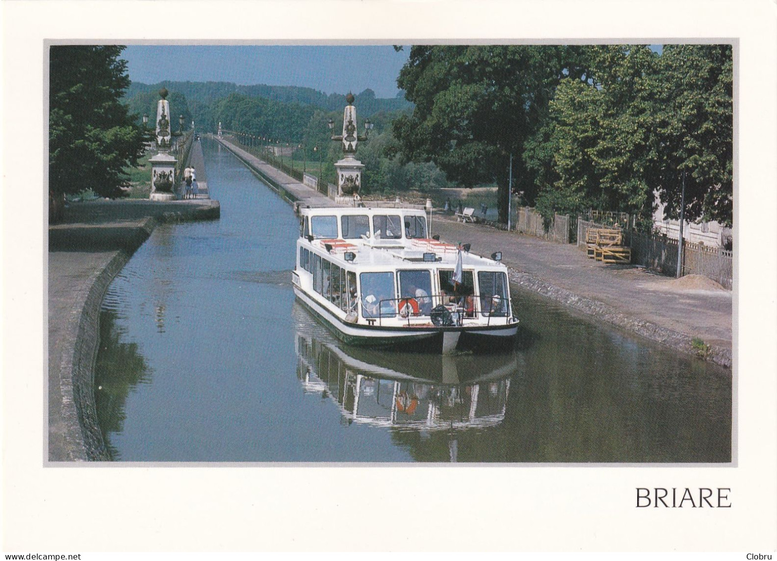 45, Briare,  Le Pont Canal, Les Bâteaux Touristiques - Briare