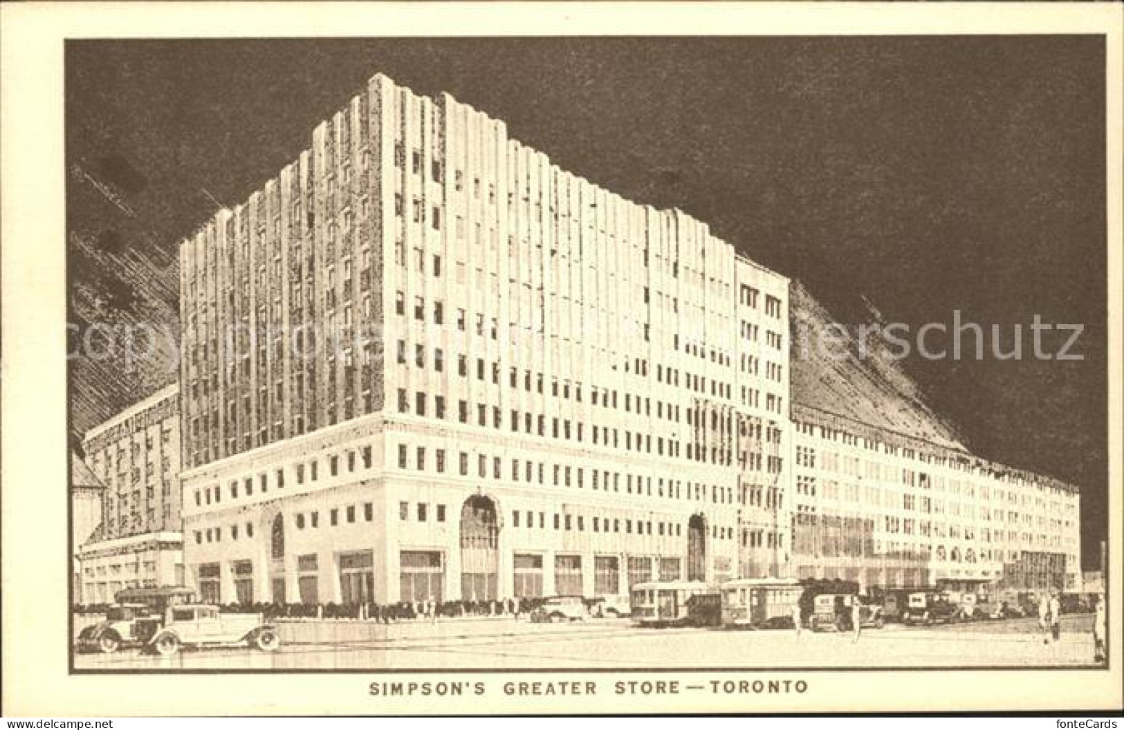 11807376 Toronto Canada Simpson's Greater Store  Toronto Canada - Zonder Classificatie