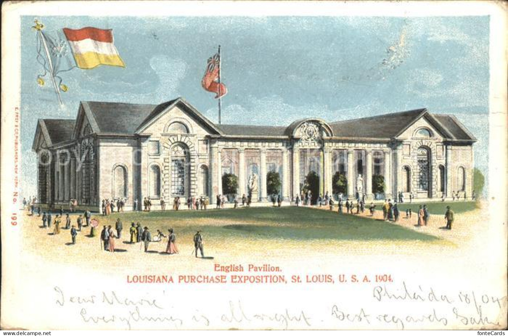 11807366 Louisiana_US-State Purchase Exposition 1904 English Pavillion - Altri & Non Classificati