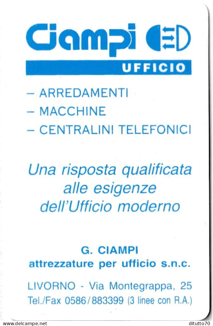 Calendarietto - Ciampi Ufficio - Livorno - Anno 1998 - Petit Format : 1991-00