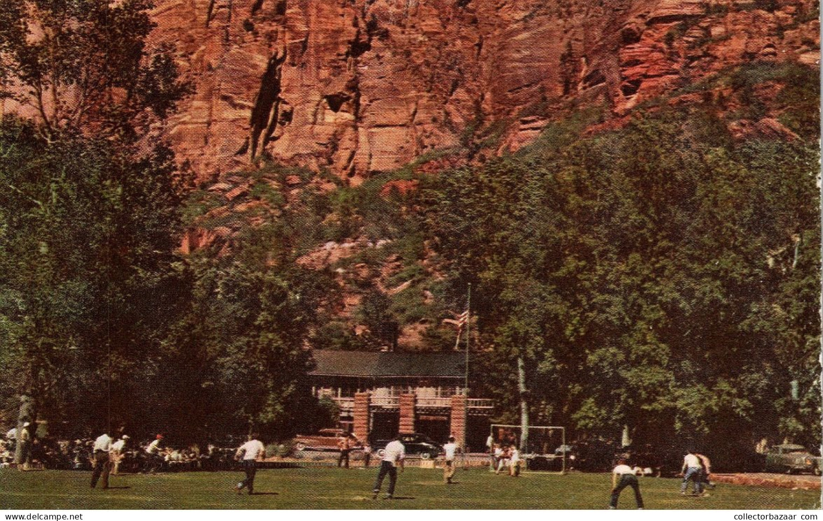Zion Lodge National Park Utah Baseball Softball Game - Baseball