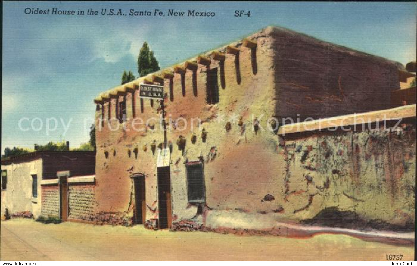 11807276 Santa_Fe_New_Mexico Oldest House In The USA  - Sonstige & Ohne Zuordnung