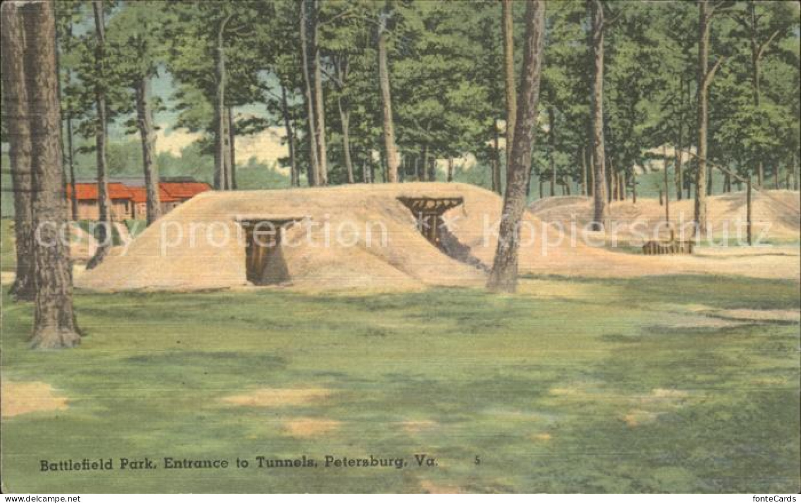 11807267 Petersburg_Virginia Battlefield Park Entrance To Tunnels  - Altri & Non Classificati