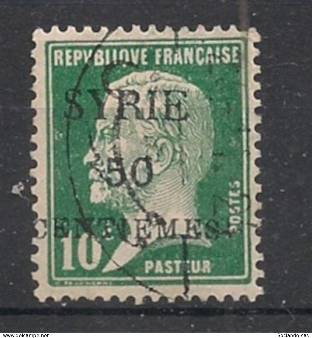 SYRIE - 1924 - N°YT. 119 - Type Pasteur 0pi50 Sur 10c Vert - Oblitéré / Used - Oblitérés