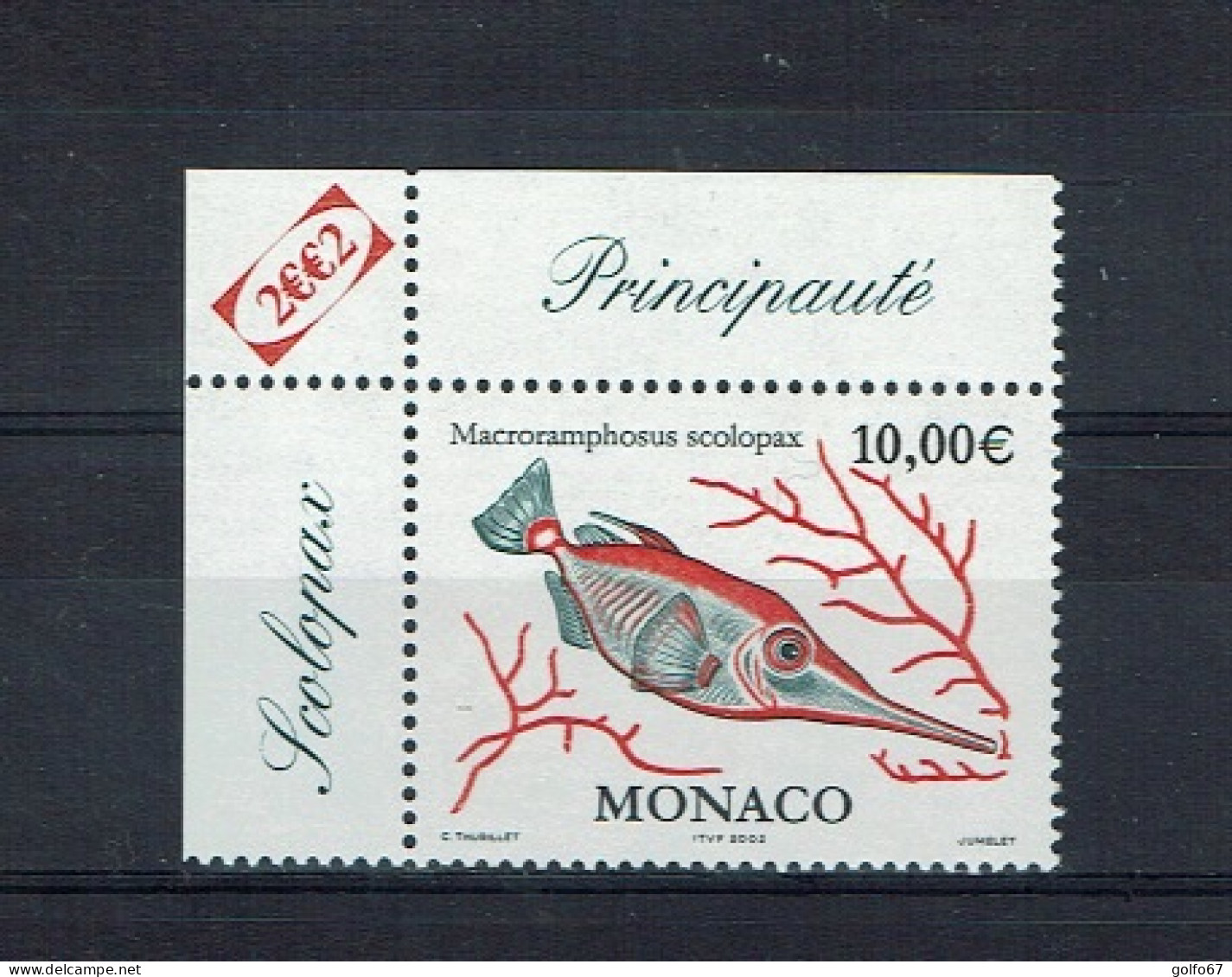 MONACO 2002 Y&T N° 2330 Coin Daté NEUF** - Unused Stamps