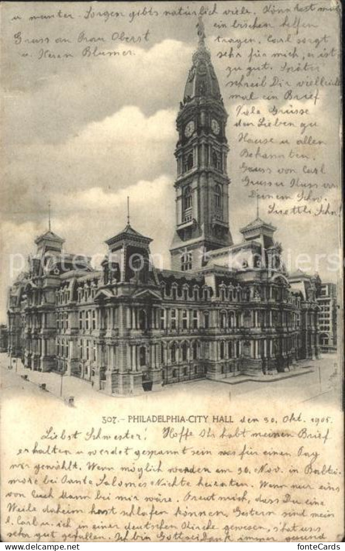 11807223 Philadelphia Pennsylvania City Hall  Philadelphia Pennsylvania - Sonstige & Ohne Zuordnung