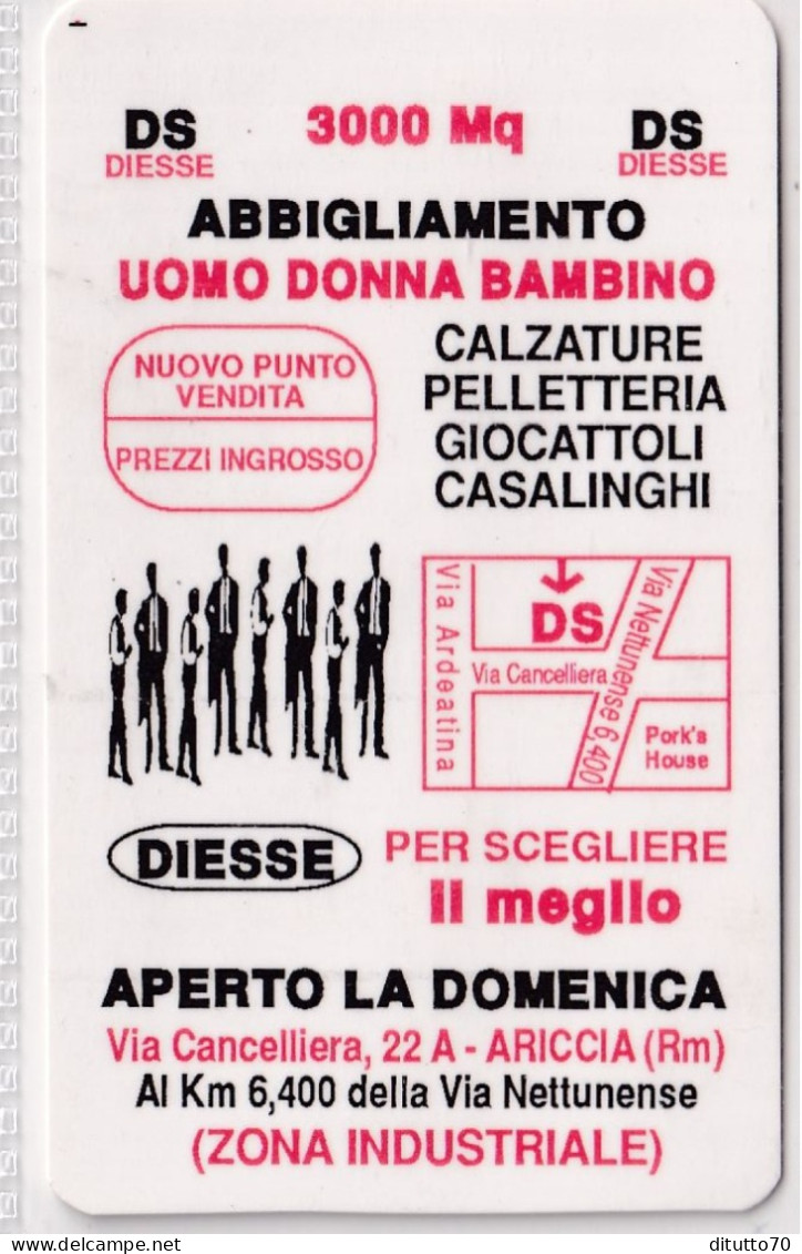 Calendarietto - Diesse - Ariccia - Roma - Anno 1997 - Kleinformat : 1991-00