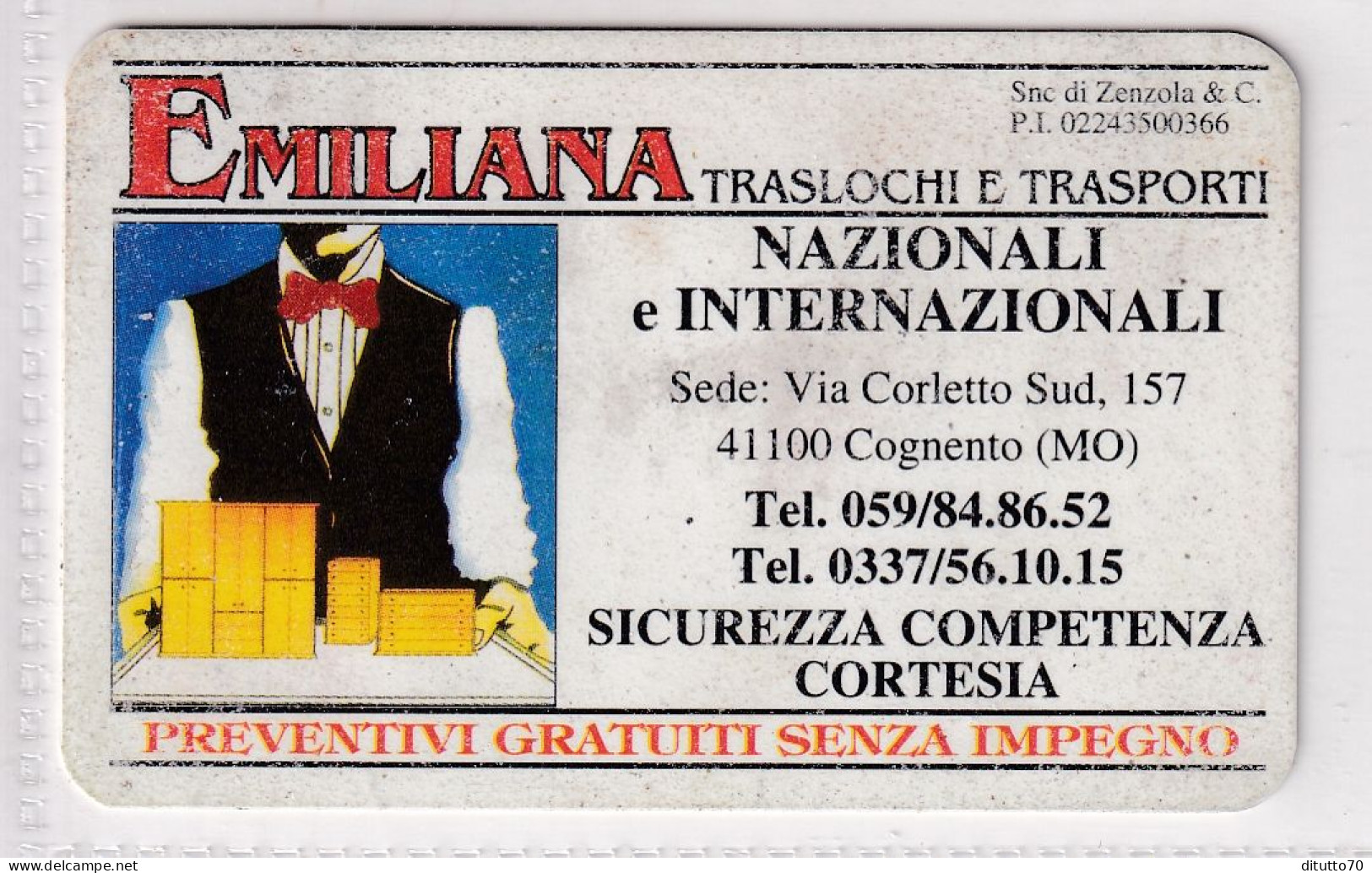Calendarietto - Emilina Trasloghi - Cognento - Anno 1997 - Small : 1991-00
