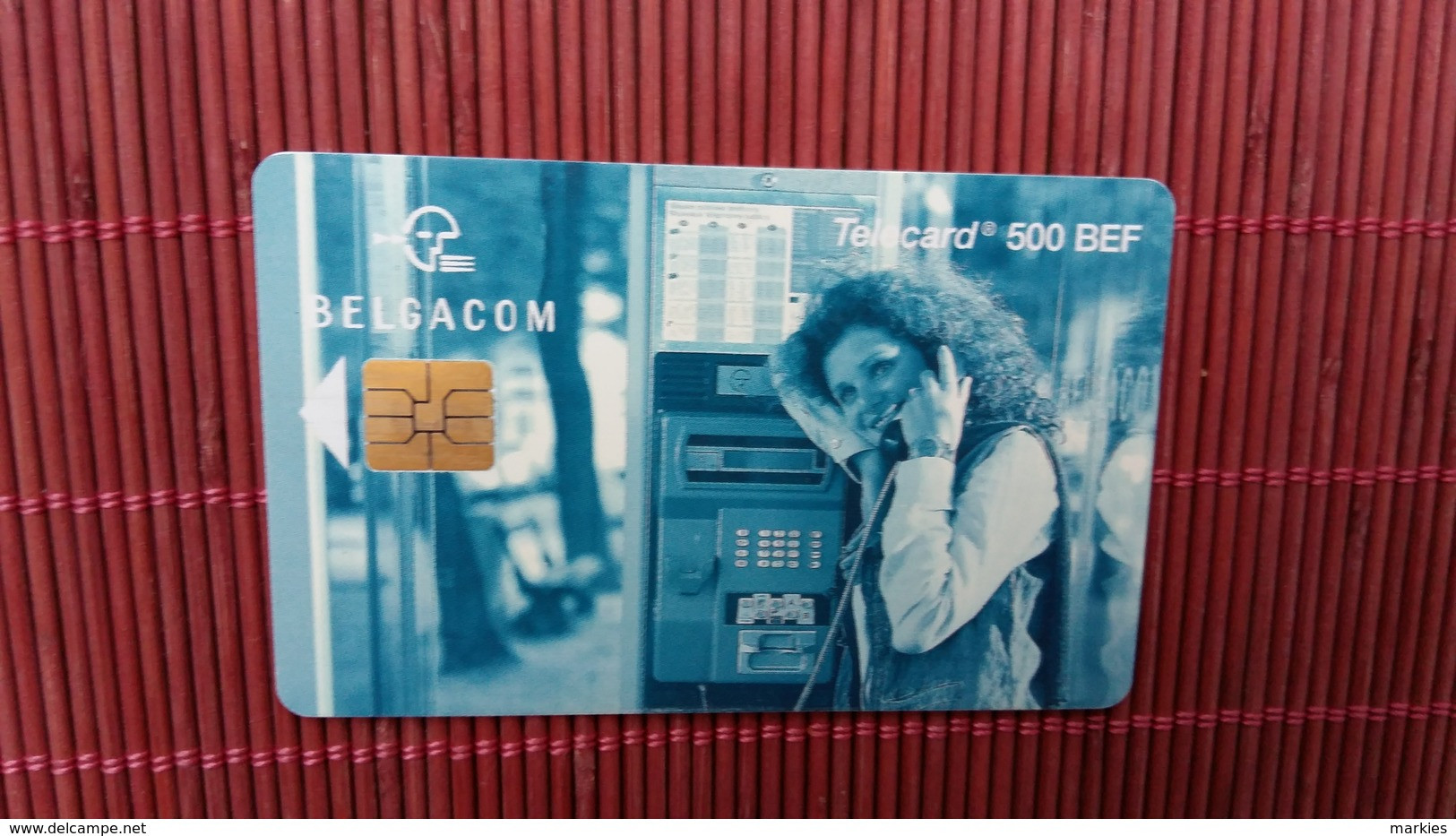 Phonecard Phone Cabine Women 500 BEF With Chip SO 3 .EH 28.02.2000 Used Only 10.000 Made  Rare - Avec Puce