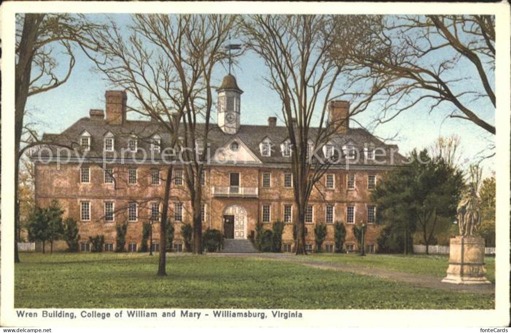 11807110 Williamsburg_Virginia Wren Building College Of William And Mary  - Sonstige & Ohne Zuordnung
