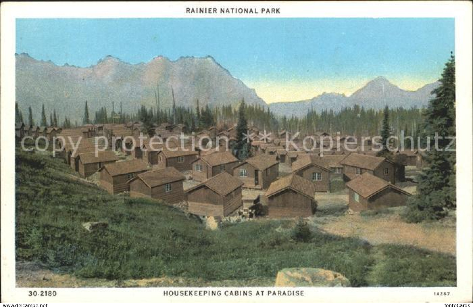 11807097 Washington_US-State Mount Rainier National Park Housekeeping Cabins At  - Autres & Non Classés