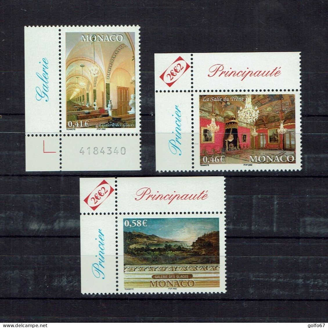 MONACO 2002 Y&T N° 2331 - 1332 - 2333 NEUF** - Unused Stamps