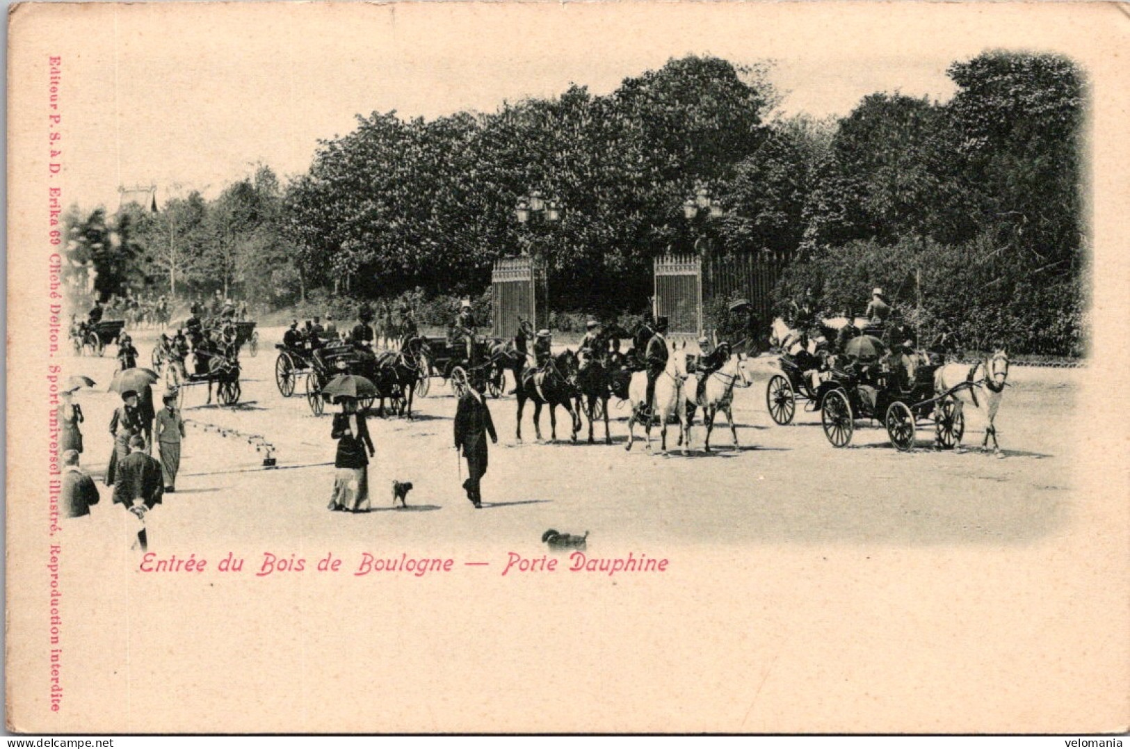 S16390 Cpa Paris - Entrée Du Bois De Boulogne - Porte Dauphine - Sonstige & Ohne Zuordnung