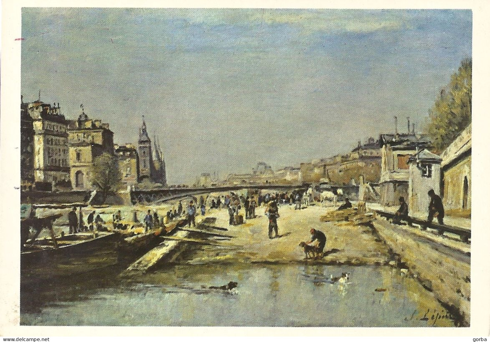 *CPM - 51 - REIMS - Tableau De Stanislas LEPINE "Le Quai Aux Fleurs" Au Musée De Reims - Reims