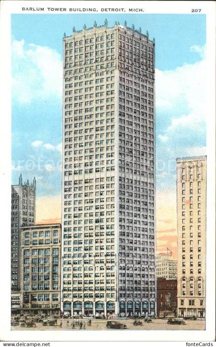 11807040 Detroit_Michigan Barlum Tower Building - Sonstige & Ohne Zuordnung