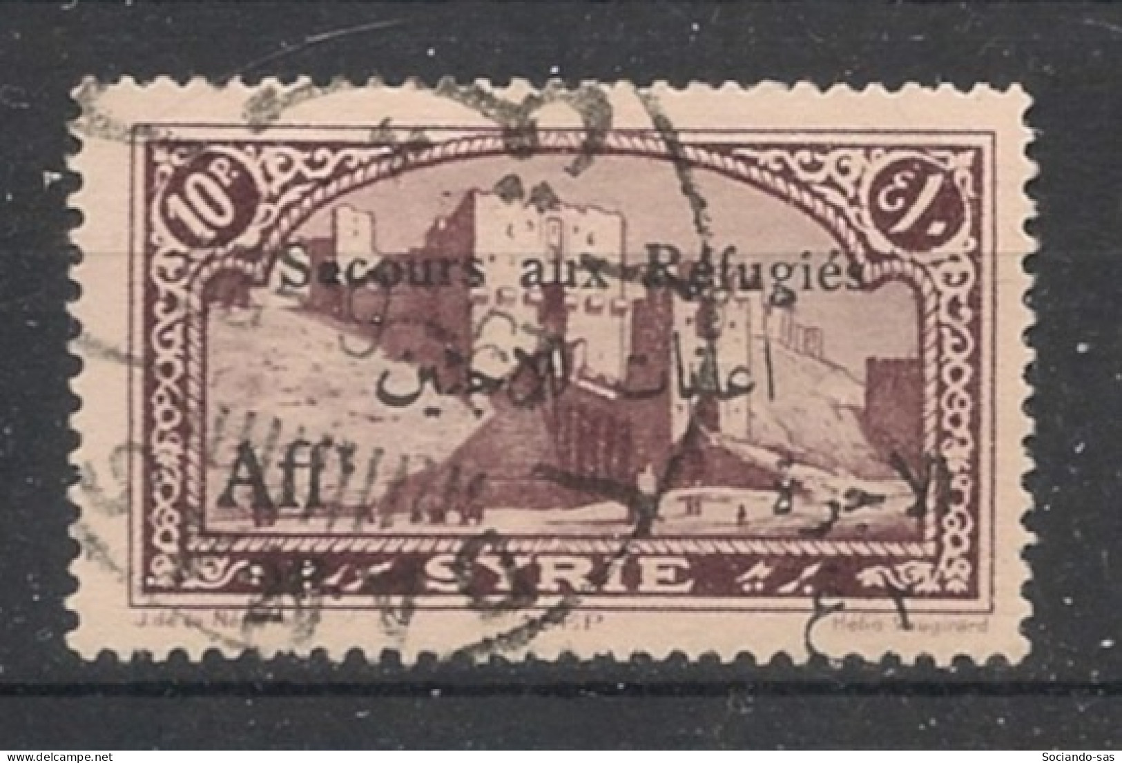 SYRIE - 1926 - N°YT. 177 - Réfugiés 2pi Sur 10pi - Oblitéré / Used - Gebraucht