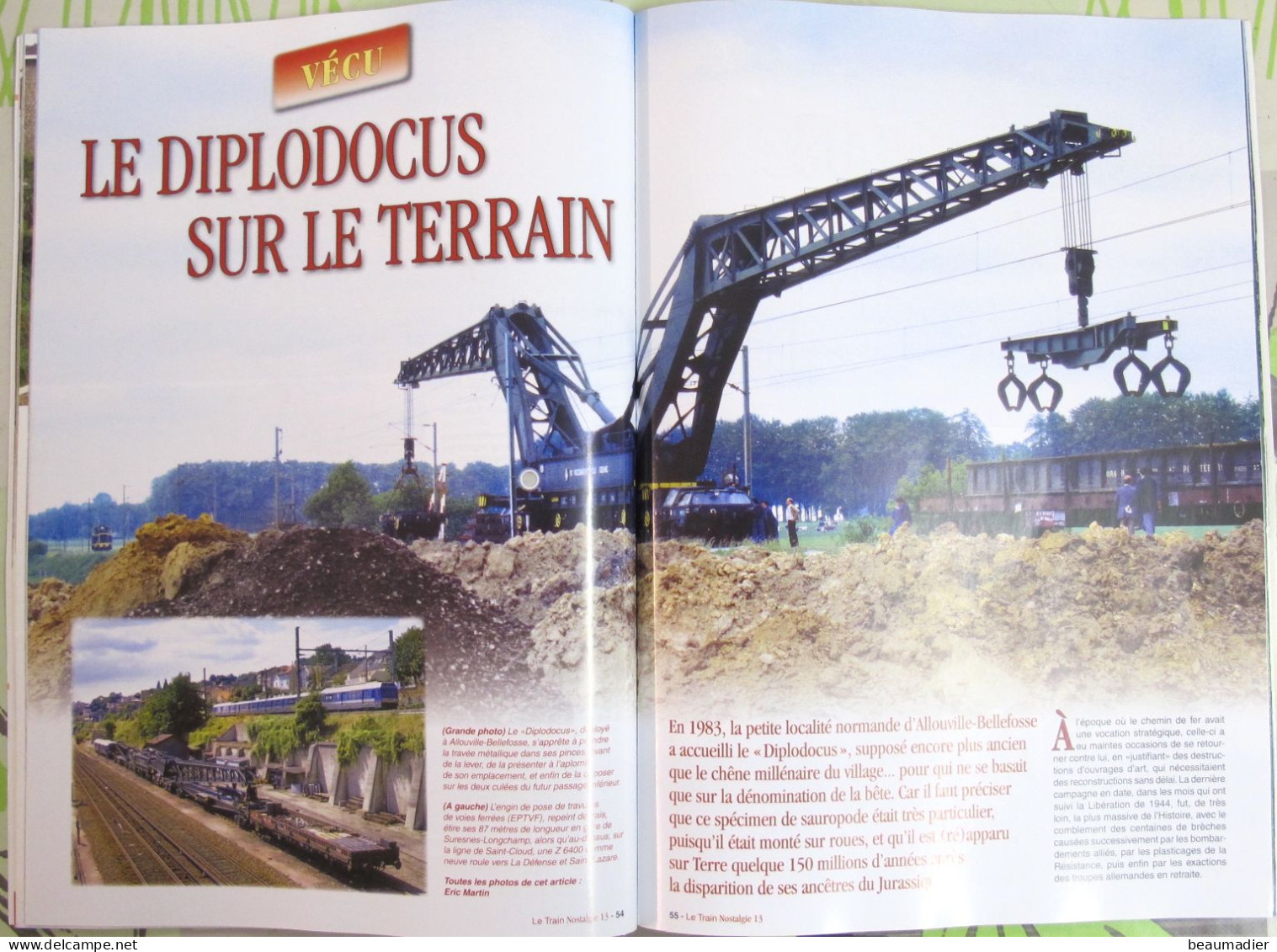 Le Train Nostalgie N°13 Printemps 2019 Briançon BB67400 Blanc-Argent BB15000 Narbonne 150CV Limoges-Montjovis Garratt - Treni
