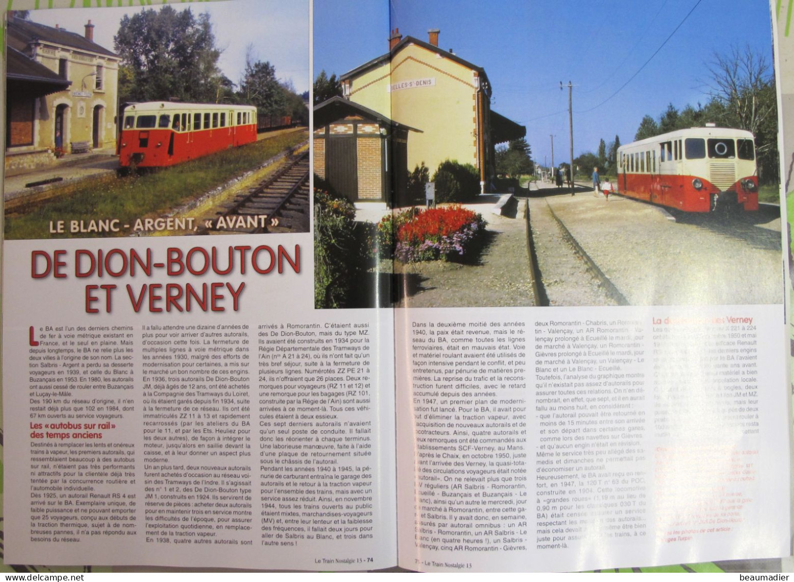 Le Train Nostalgie N°13 Printemps 2019 Briançon BB67400 Blanc-Argent BB15000 Narbonne 150CV Limoges-Montjovis Garratt - Treni