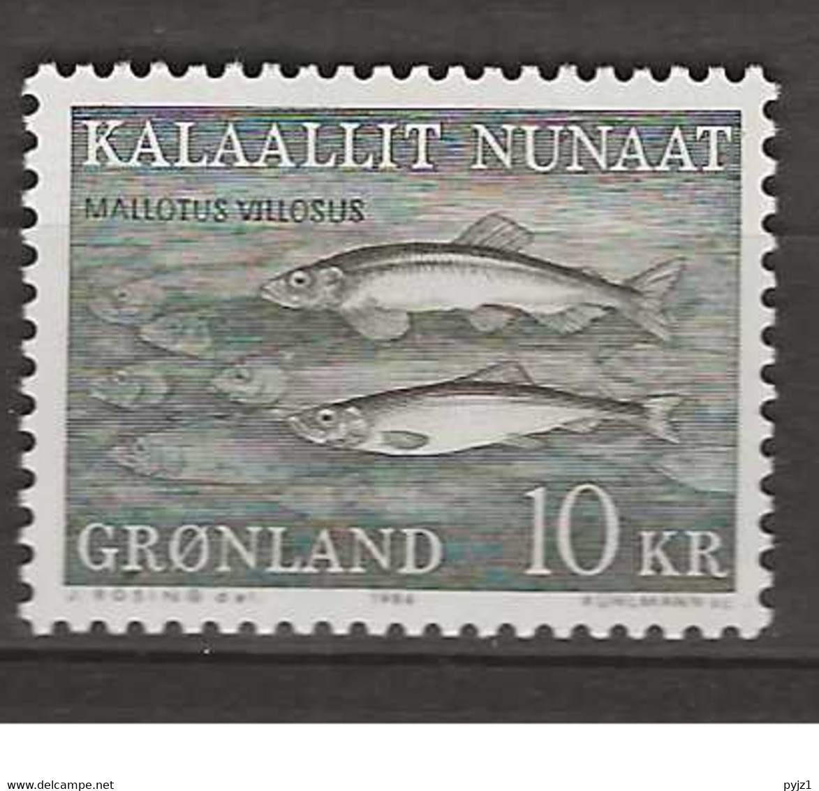 1986 MNH Greenland, Mi 168 Postfris** - Ongebruikt