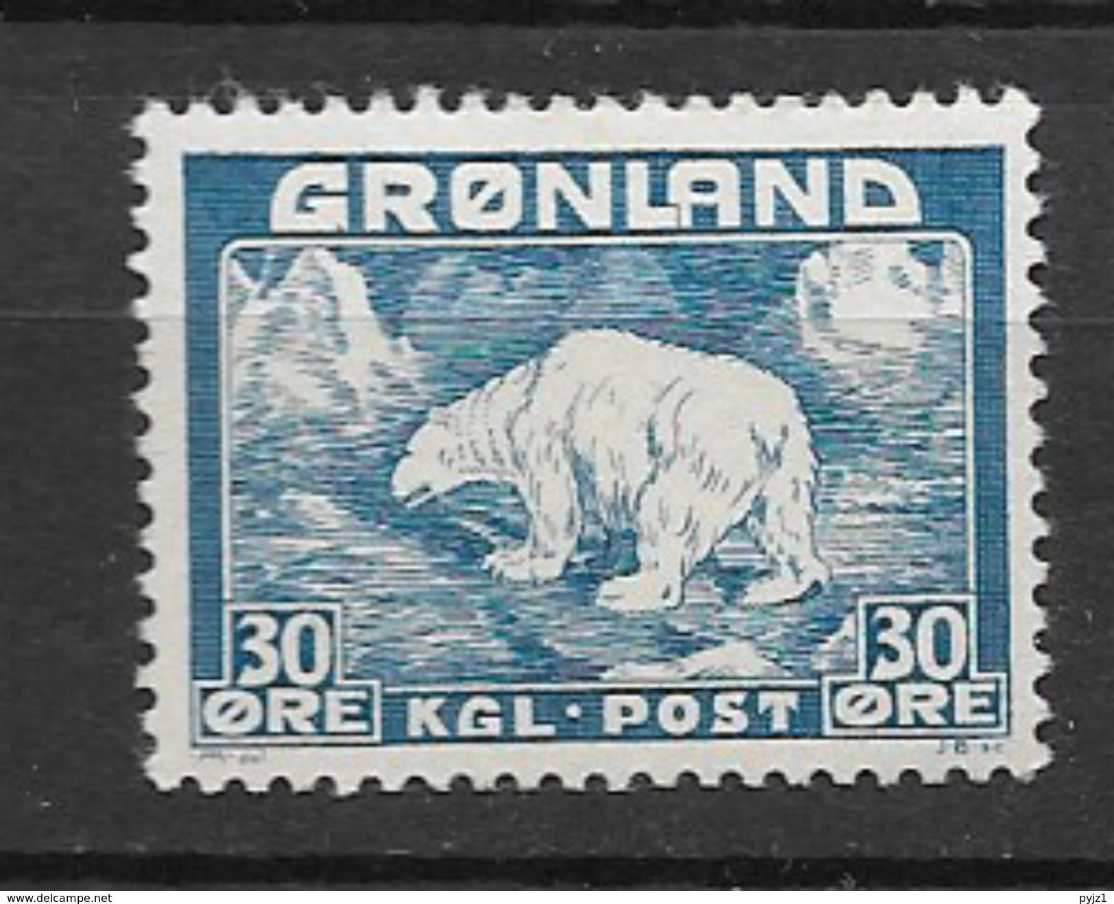 1938 MNH Greenland, Postfris** - Ongebruikt