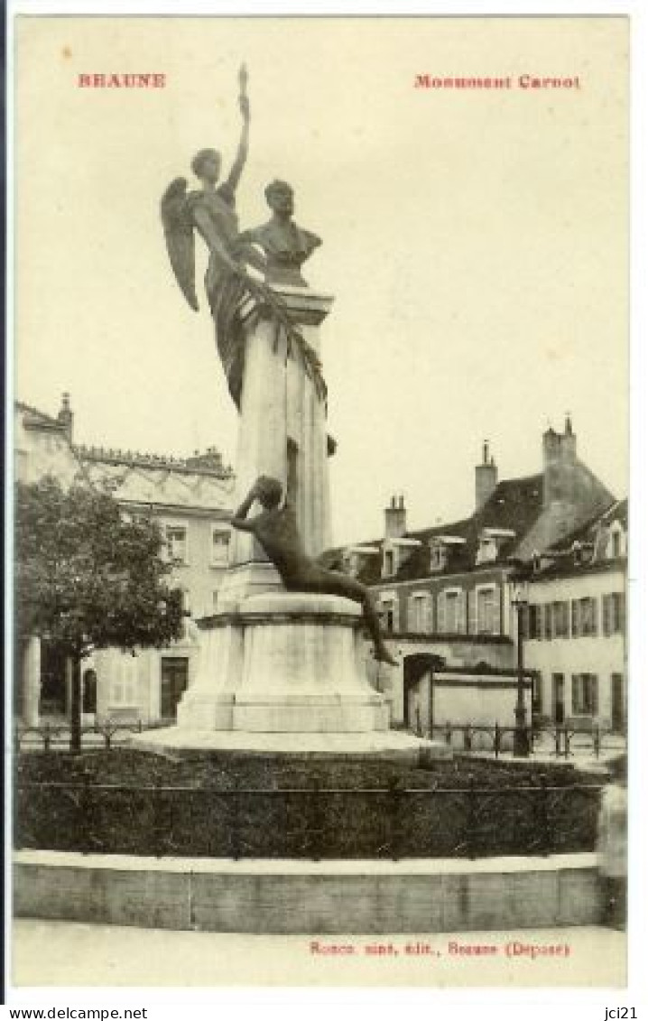 21 - BEAUNE - MONUMENT CARNOT CPA (015)_CP153 - Beaune