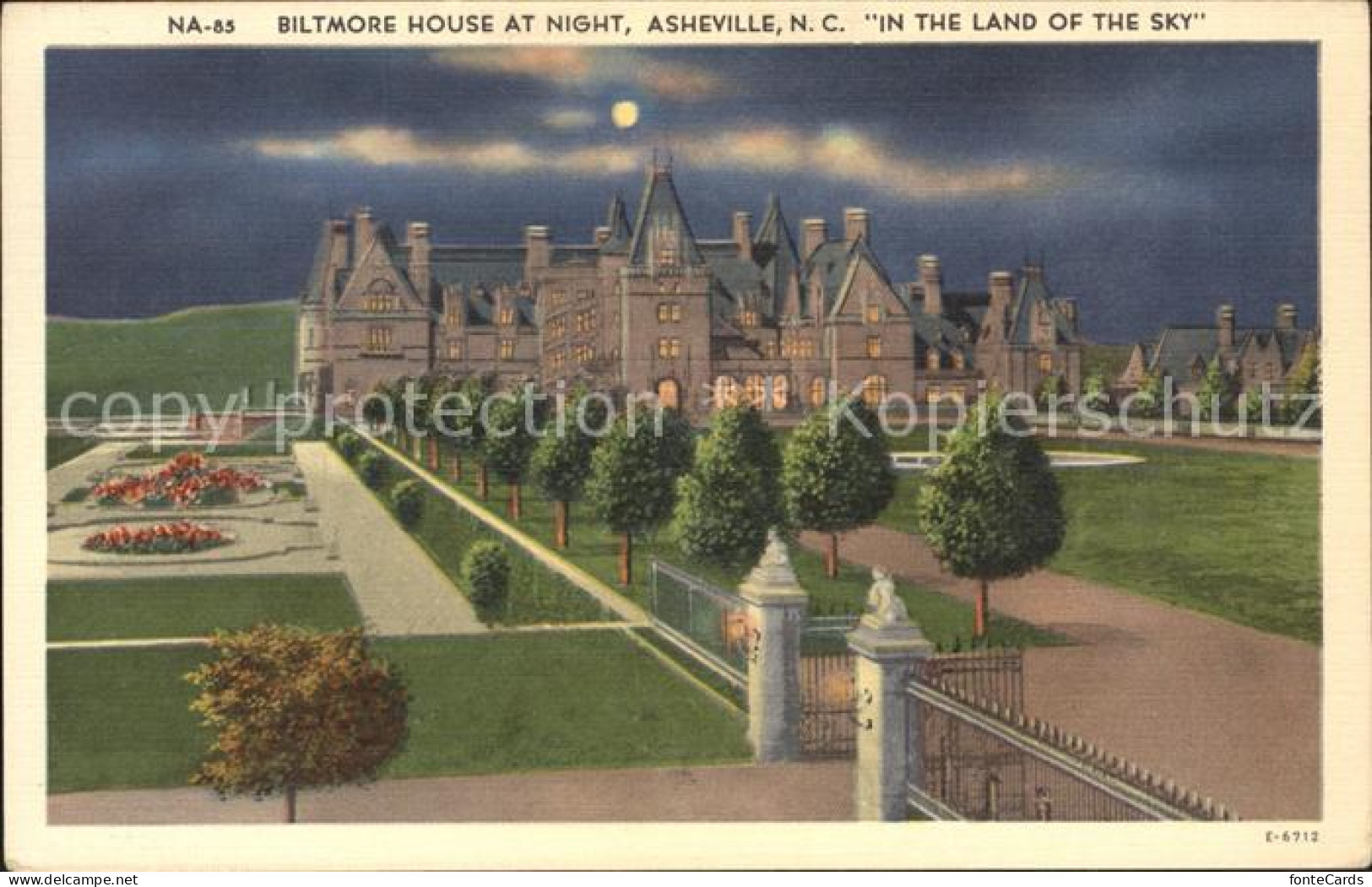 11806979 Asheville Biltmore House At Night - Autres & Non Classés