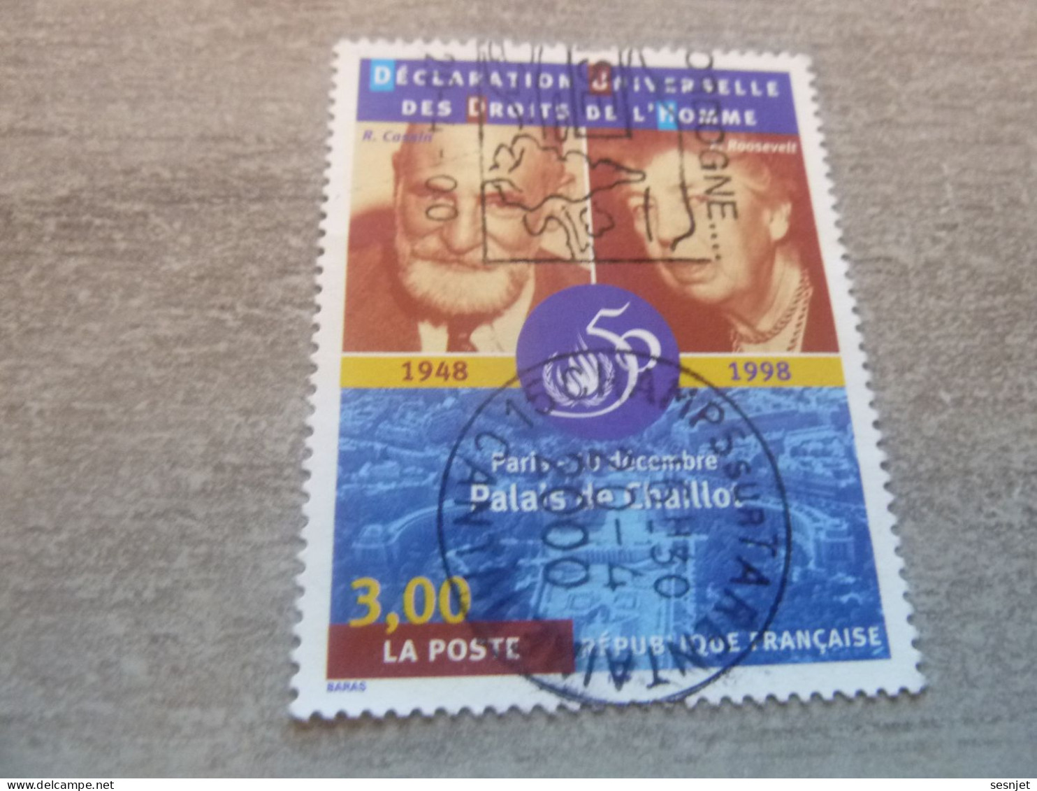 Déclaration Universelle Des Droits De L'Homme - 3f. - Yt 3209 - Multicolore - Oblitéré - Année 1998 - - Used Stamps