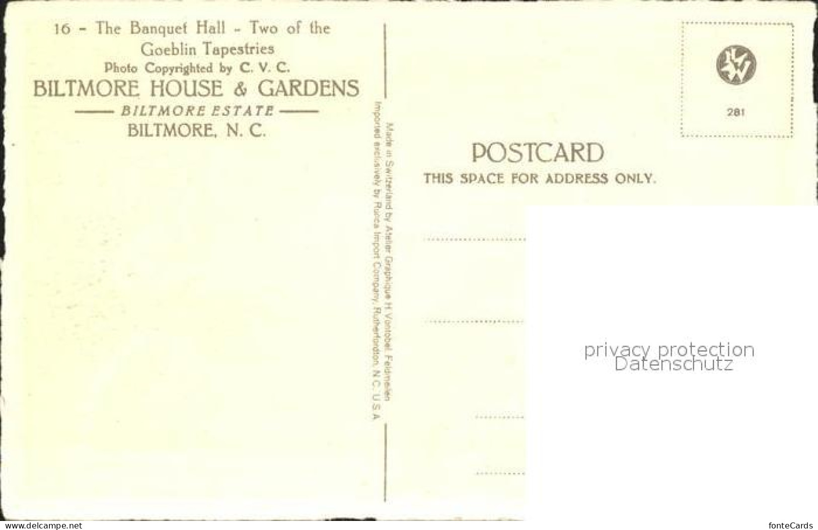 11806904 Biltmore North Carolina Biltmore House Gardens  - Other & Unclassified