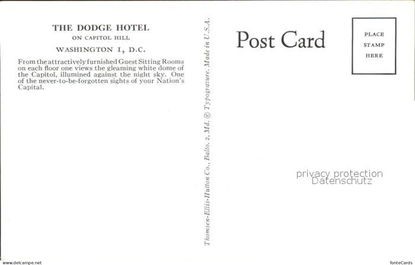 11806889 Washington DC The Dodge Hotel  - Washington DC