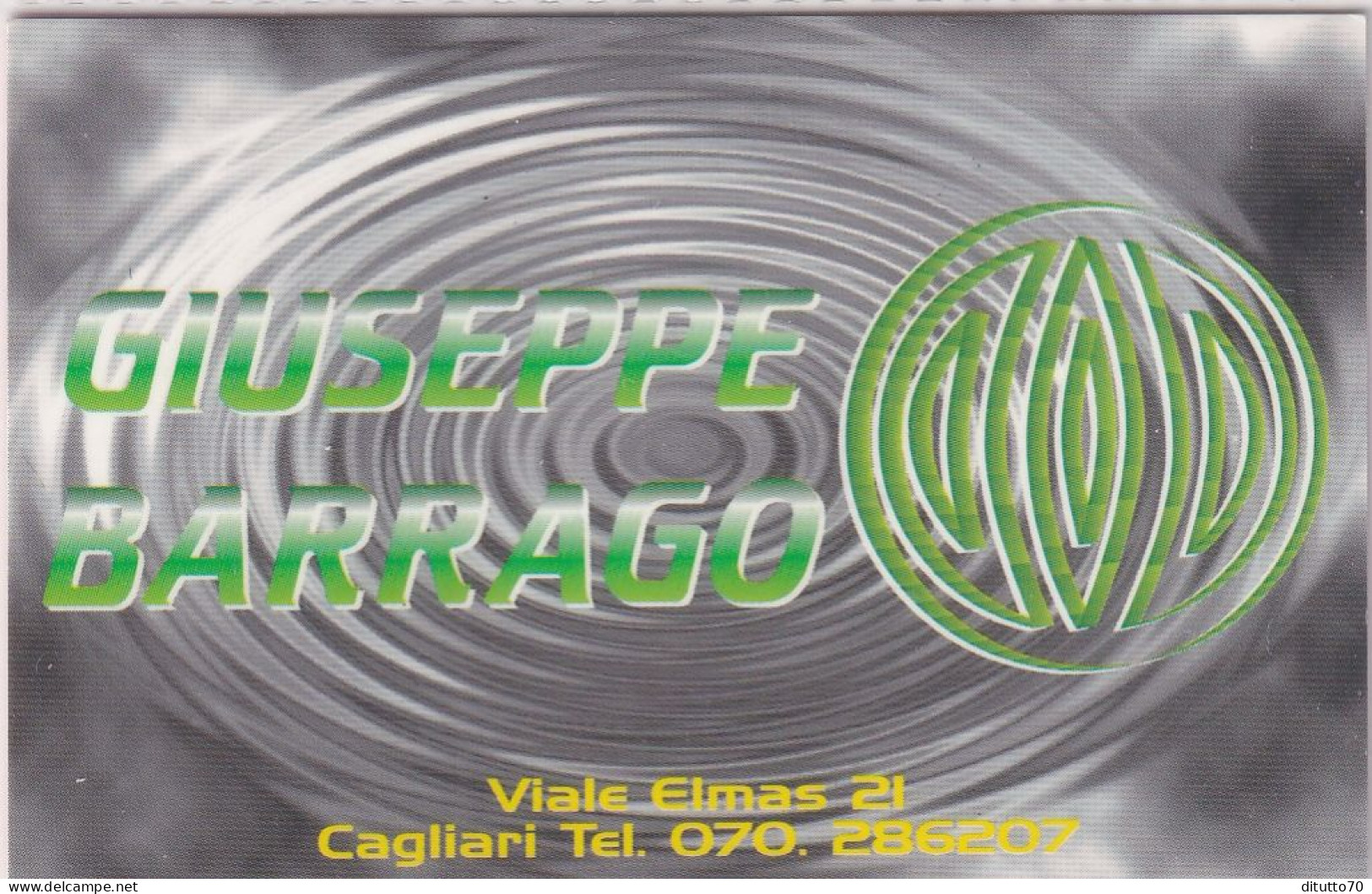 Calendarietto - Giuseppe Barrago - Cagliari - Anno 1997 - Petit Format : 1991-00