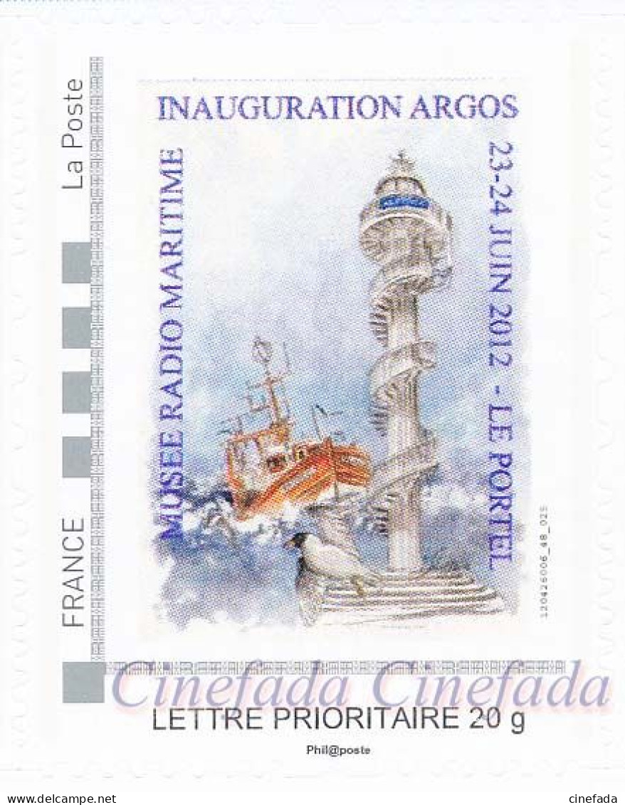 Phare Du Portel, Inauguration Argos. Musée Du Patrimoine Radio Maritime. COLLECTOR De 10 Timbres Neuf** (non Plié). - Collectors