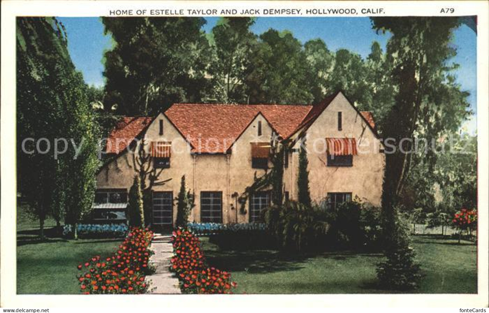 11806818 California_US-State Home Estelle Taylor Jack Dempsey - Andere & Zonder Classificatie